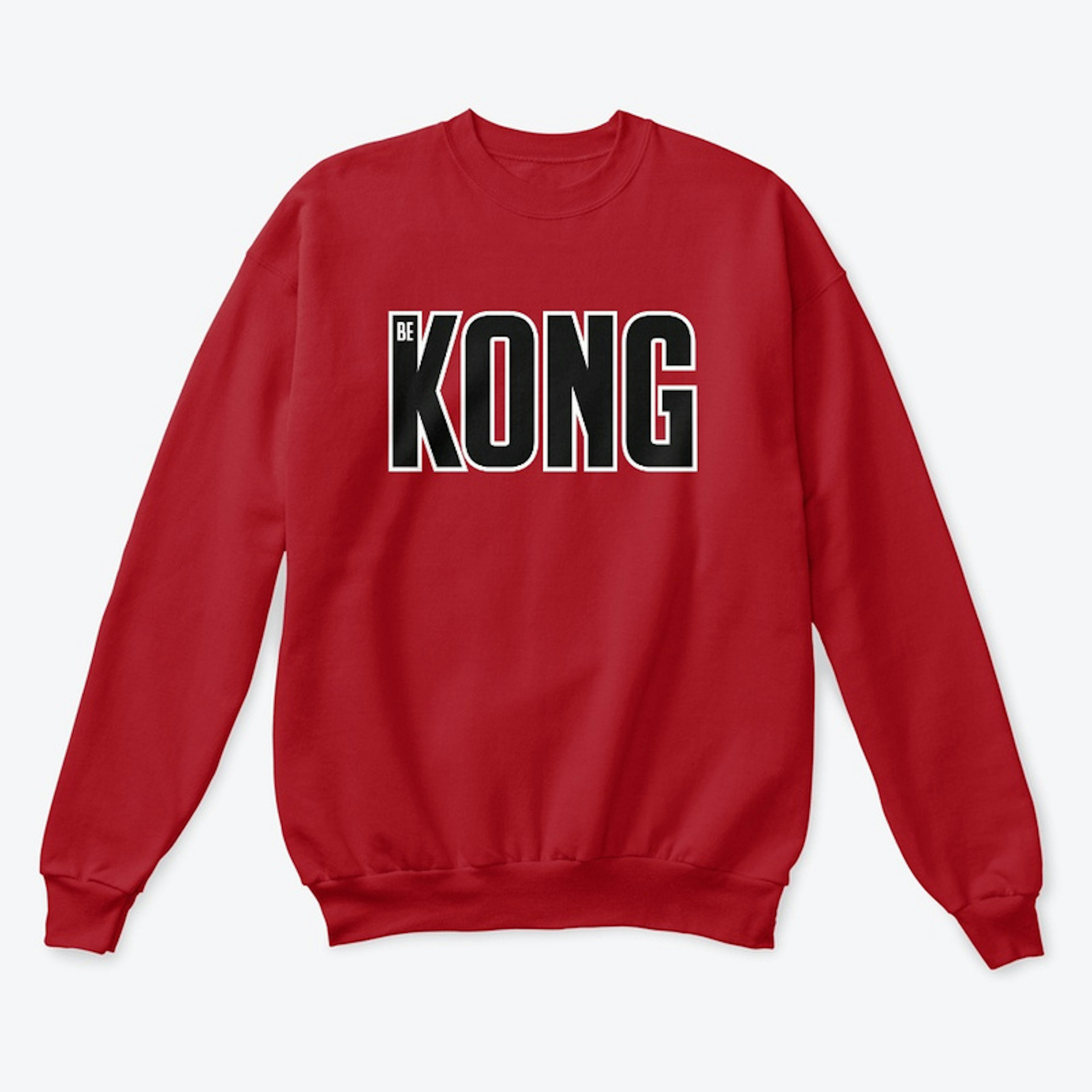 Be Kong Black Print Sweatshirt