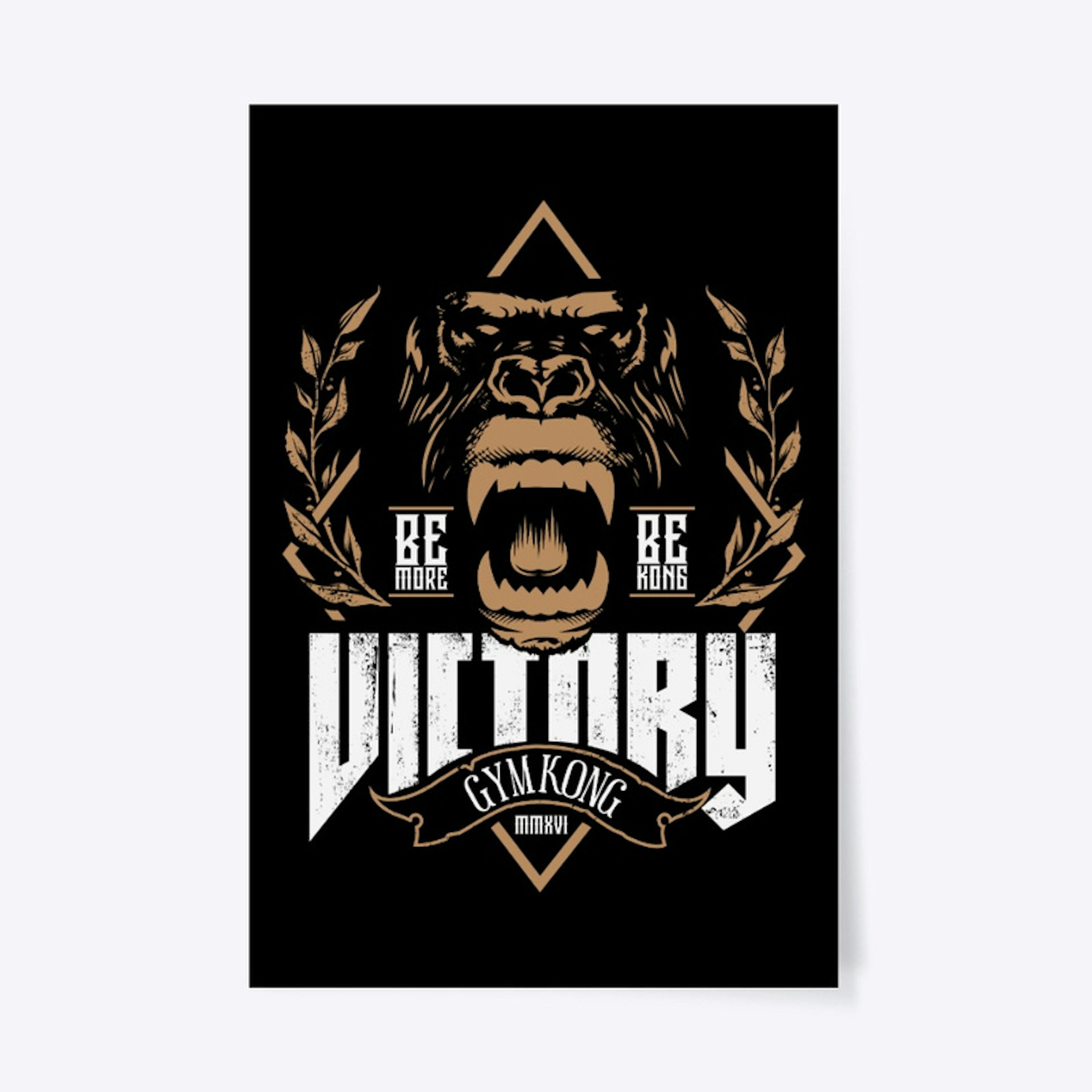 Gym Kong Victory Poster